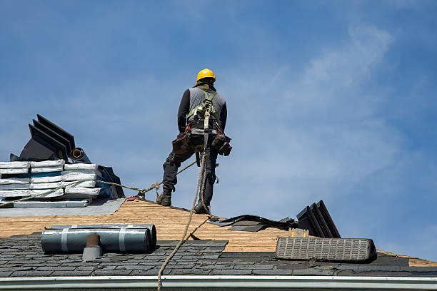 Professional Roof Installation technician working in Boissevain, VA